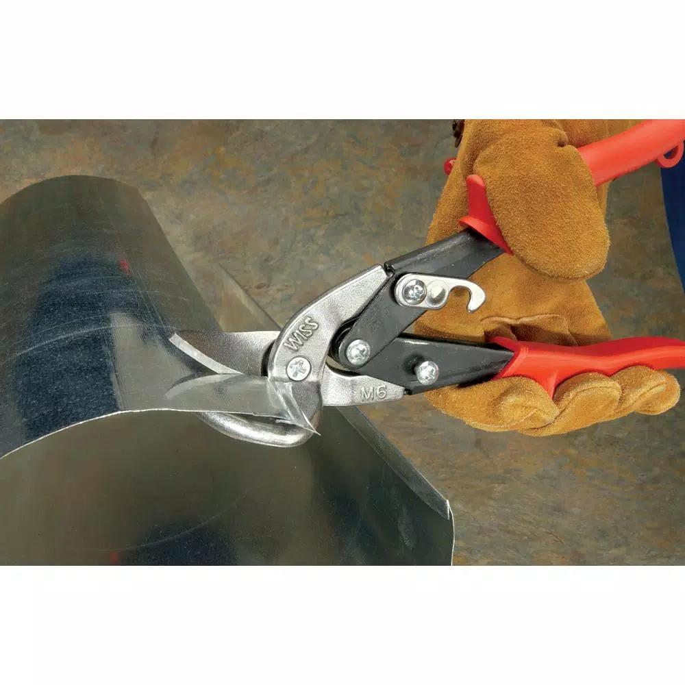 Wiss 9.25 in. Left-Cut Offset Aviation Snips