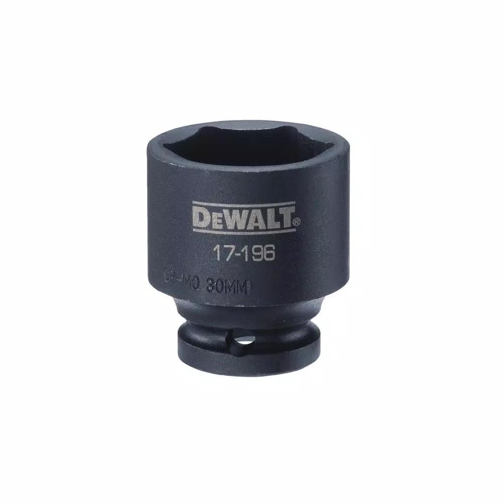 DEWALT 1/2 in. Drive 30 mm 6-Point Low Profile Impact Socket