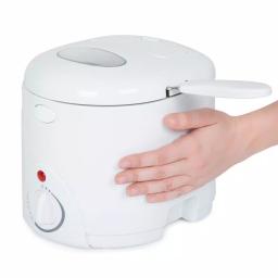 Trademark Classic Cuisine 1 L Cool Touch Deep Fryer, White thumbnail 3