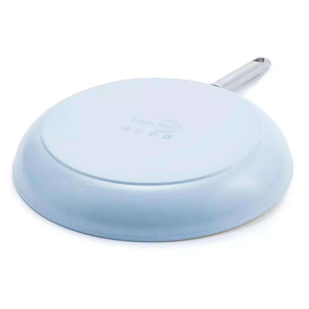 GreenPan Padova 10-Piece Ceramic Nonstick Cookware Set, Light Blue