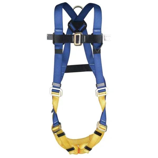 Werner BaseWear Standard Universal Safety Harness, 1 D-Ring, Blue