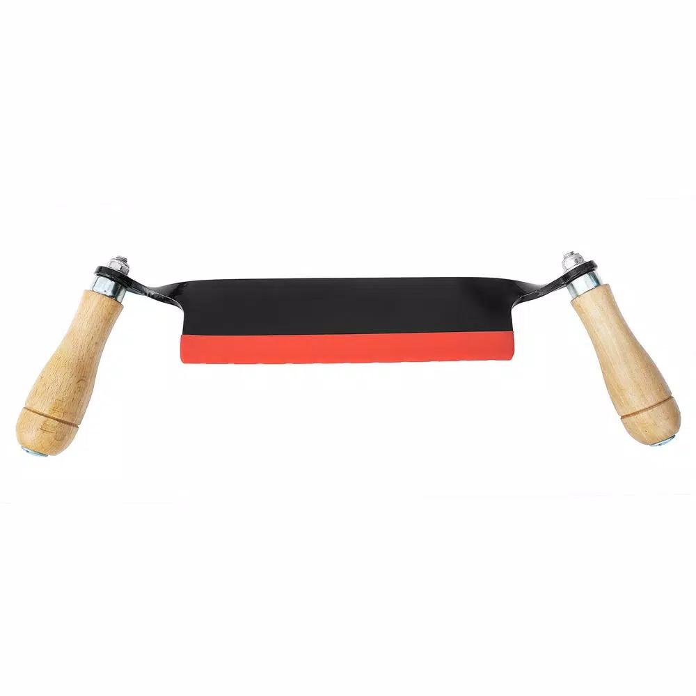 Earth Worth 16.75 in. Straight Draw Shave Tool with Hardened Steel Blade