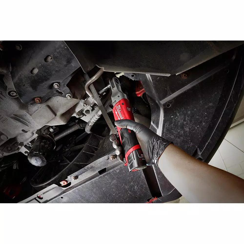 Milwaukee M12 FUEL 1/4 in. Brushless Cordless Ratchet with 2.0 Ah Battery