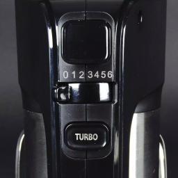 Total Chef 250-Watt 6-Speed Hand Mixer with Turbo Boost, Black/Silver thumbnail 2