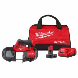 Milwaukee M12 FUEL 12V Cordless Sub-Compact Band Saw Kit with 4.0 Ah Battery and Charger thumbnail 1
