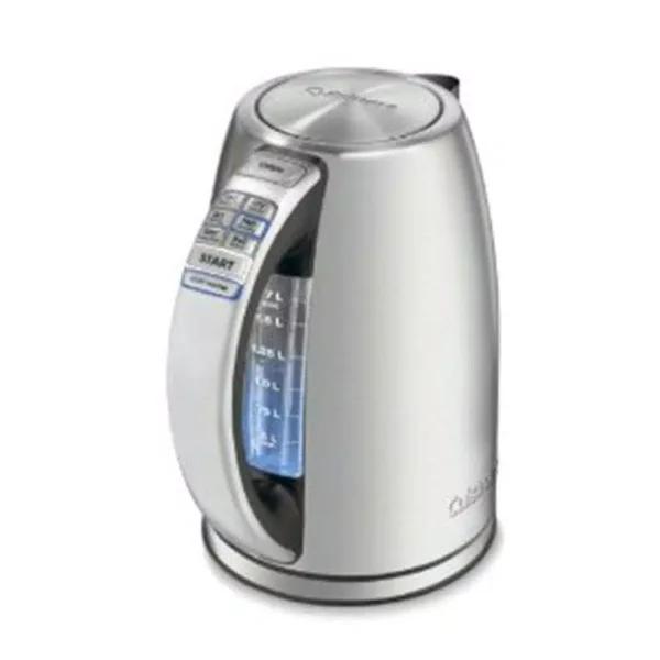 Cuisinart PerfecTemp 1.7L Cordless Electric Kettle, 6 Preset Temperatures, Brushed Stainless Steel