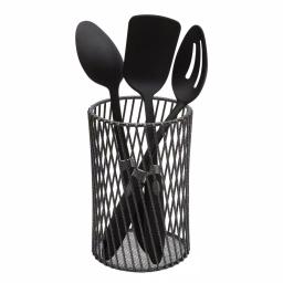 Laura Ashley Speckled Cutlery Basket in Grey thumbnail 2