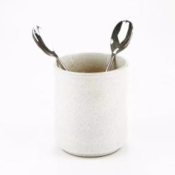 Mind Reader Silver Stainless Steel Rope Design Salad Serving Set - 2-Piece Spoon and Fork Utensil Set thumbnail 5