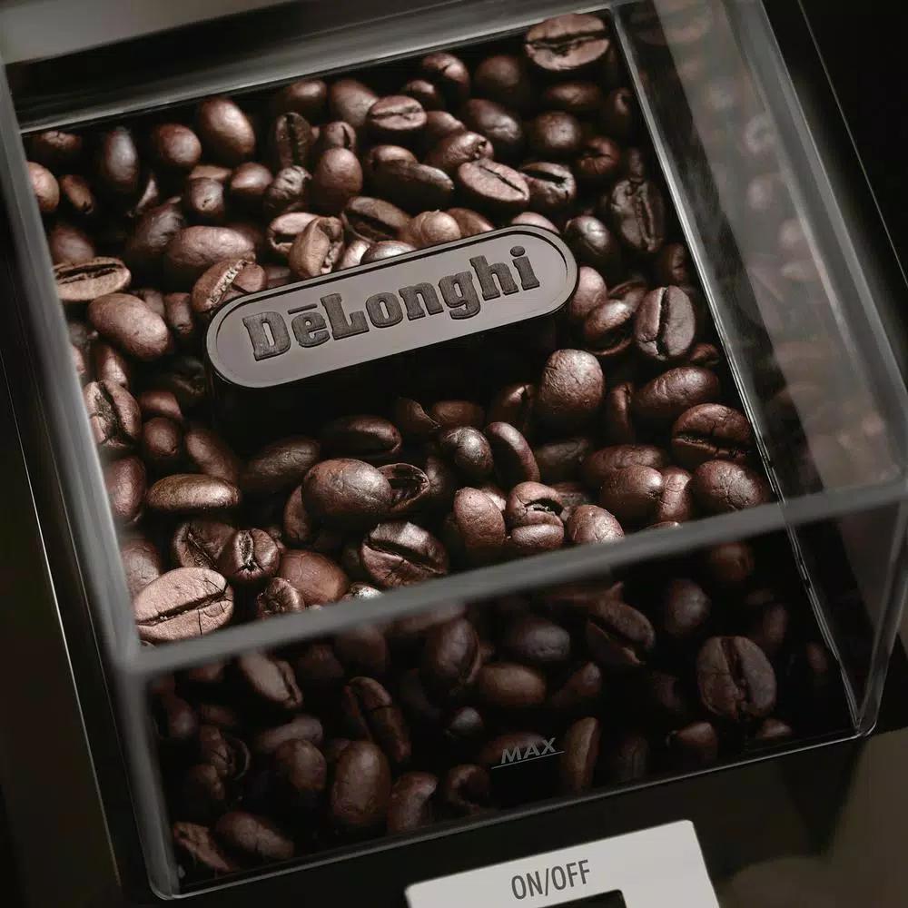 DeLonghi De'Longhi Stainless Steel Conical Burr Coffee Grinder with 3 Grind Settings