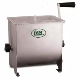 LEM 10 Qt. Manual Stainless Steel Meat Stand Mixer with 4 Paddles thumbnail 2
