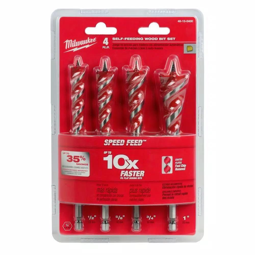 Milwaukee SHOCKWAVE 90-Piece Impact Duty Driver, Titanium Drill, Sawzall & Speed Feed Bit Set