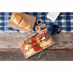 Fortessa ST D&V Melamine Wood Grain Rectangular Serving Tray, 18x10 inch, Brown thumbnail 2