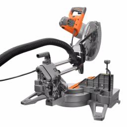 RIDGID 12 in. 15 Amp Dual Bevel Sliding Miter Saw Kit with Universal Mobile Stand thumbnail 5