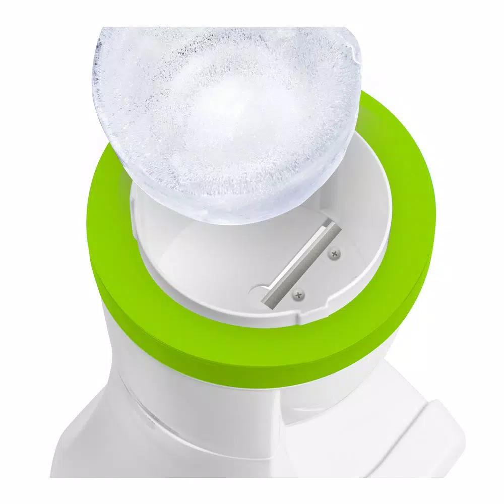Nostalgia Snow Cone Maker and Shave Ice Machine, 50W, White