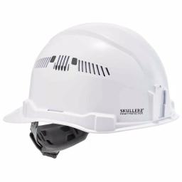 Ergodyne Skullerz 8972 Class C Vented Cap Style Hard Hat with Ratchet Suspension - White thumbnail 4
