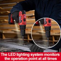 PowerSmart PowerSmat 20V Cordless 3/8 in. Drill/Driver with 1.5 Ah Lithium-Ion Battery and Charger thumbnail 6