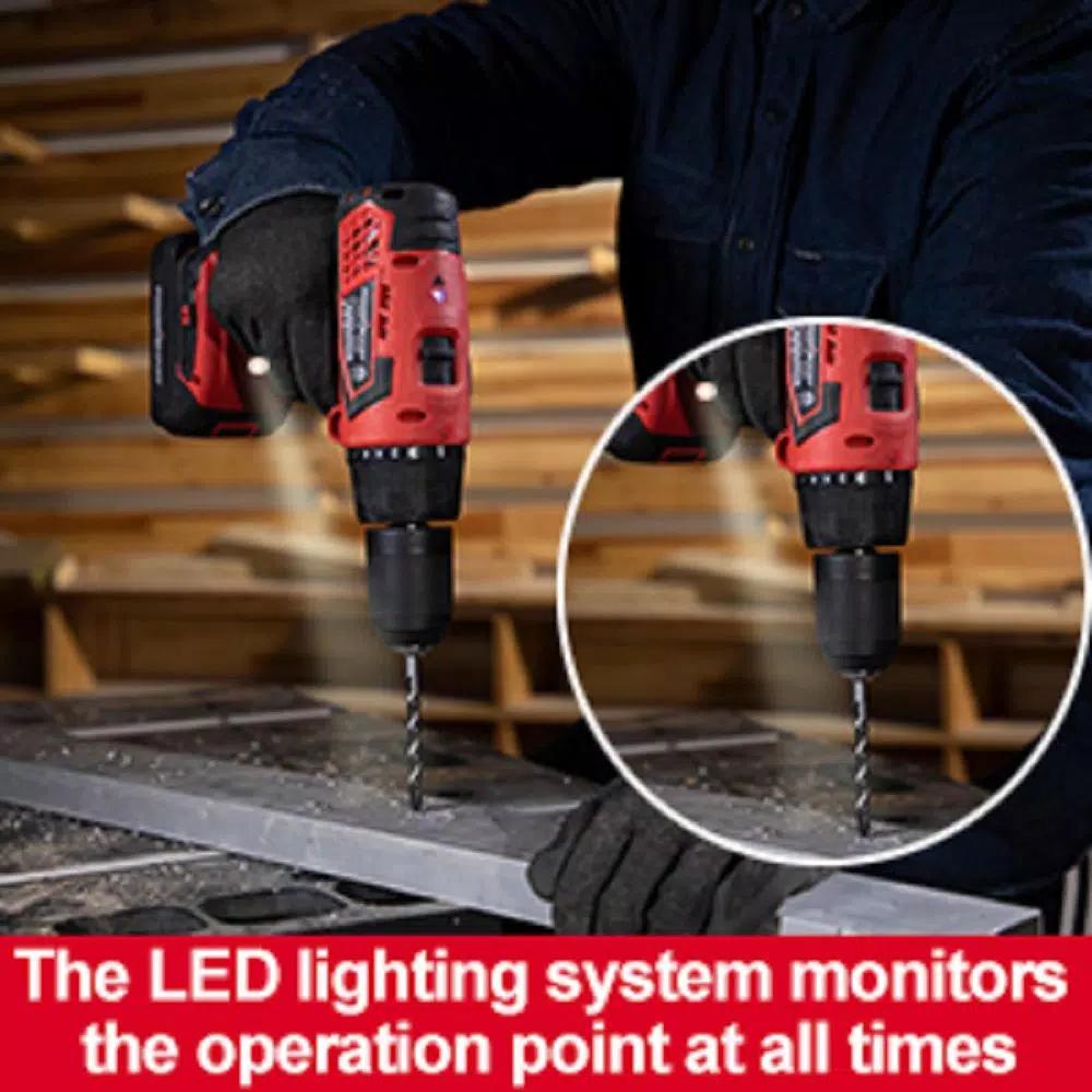 PowerSmart PowerSmat 20V Cordless 3/8 in. Drill/Driver with 1.5 Ah Lithium-Ion Battery and Charger