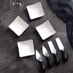 MALACASA 2.95-Inch White Porcelain Ramekins Set of 4, Ceramic Small Serving Bowls thumbnail 5