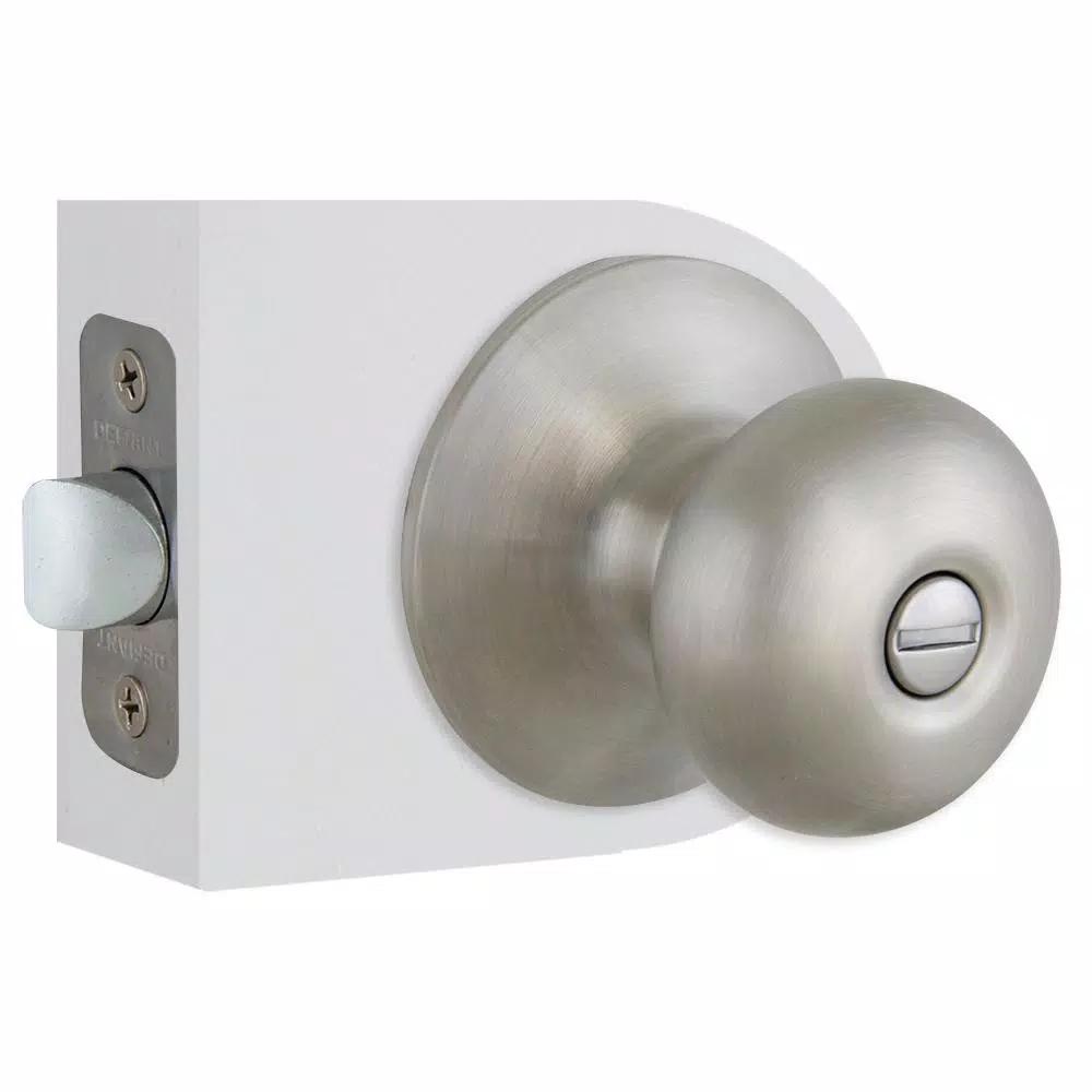 Defiant Stainless Steel Privacy Door Knob Set for Bedroom and Bathroom