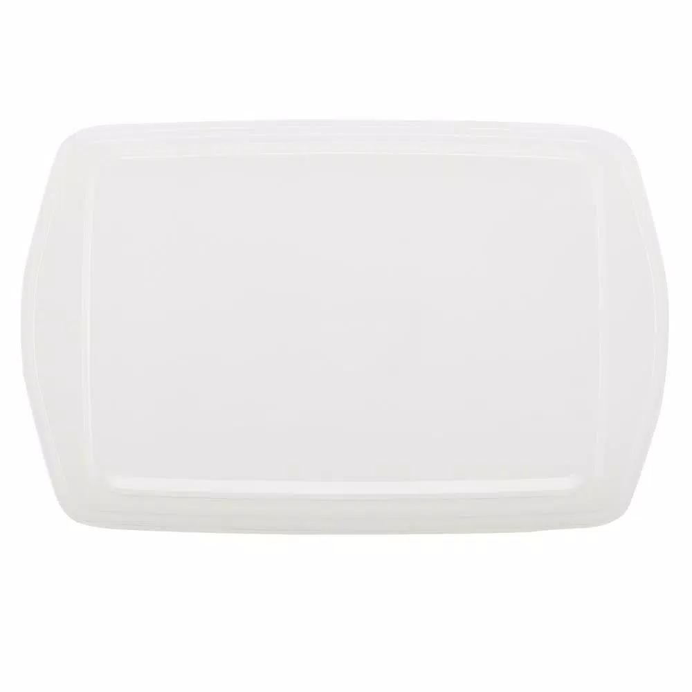 Rachael Ray 3-Piece Nonstick Bakeware Set with Lids, Silver