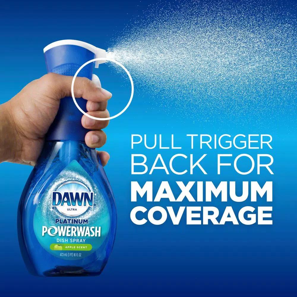Dawn Platinum Powerwash Apple Dishwashing Liquid Spray, 16 oz.