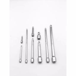 Industro 9-Piece Wobble Extension Bar Set, 1/4 in., 3/8 in. and 1/2 in. Drive, Chrome Vanadium Steel thumbnail 2