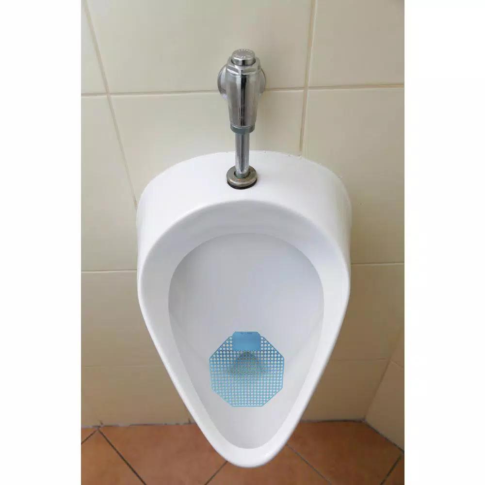 Alpine Industries Cotton Blossom Fragrance Anti-Splash Urinal Screens (10-Pack)