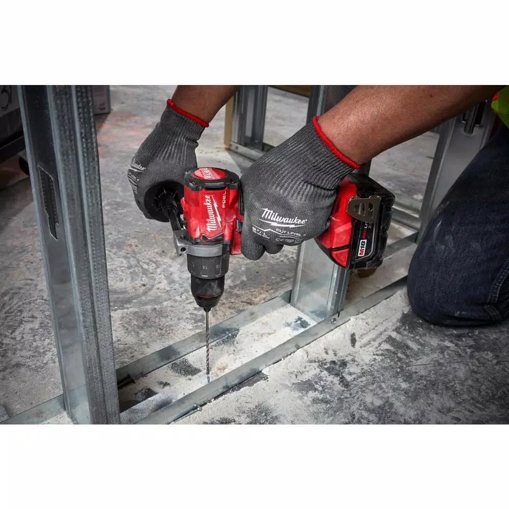 Milwaukee M18 FORCE LOGIC 750 MCM Crimper Kit with EXACT Dies & M18 FUEL Hammer Drill/Impact Driver Combo