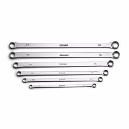 Capri Tools Metric 8-19 mm 0-Degree Offset Extra-Long Box End Wrench Set, 6-Piece thumbnail 1