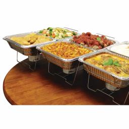 Unbranded SERVE-RITE 30-Piece Aluminum Multi-Buffet Chafing Dish Set, 8 Qt. Capacity thumbnail 2