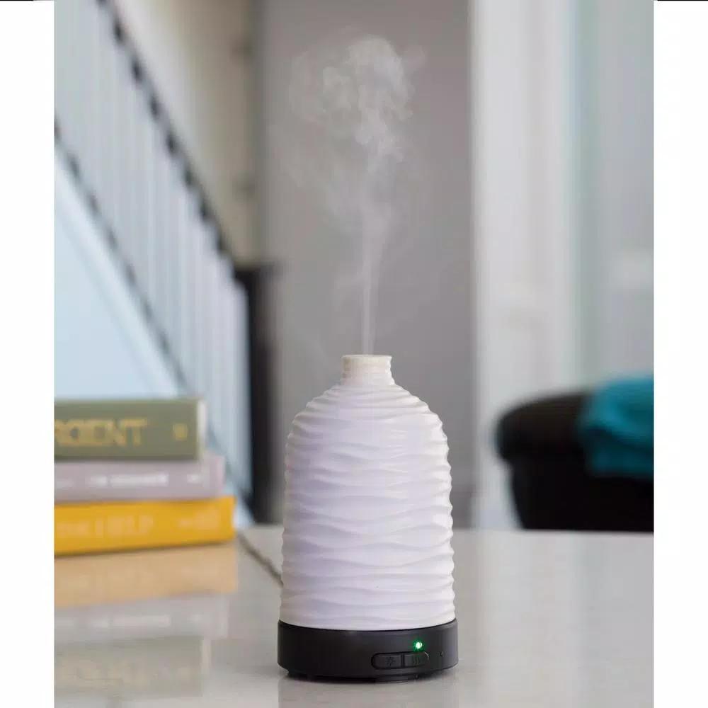 Airome Harmony 9.3 in. Ultrasonic Essential Oil Diffuser with Ceramic Sleeve