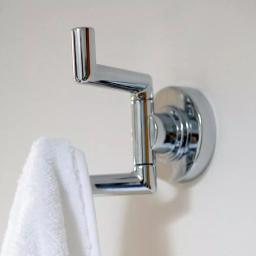 Speakman Neo Double Robe Hook in Matte Black - Solid Brass Construction thumbnail 4