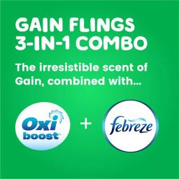 Gain Flings Moonlight Breeze Scent Laundry Detergent Pods, 16-Count (6-Pack) thumbnail 7