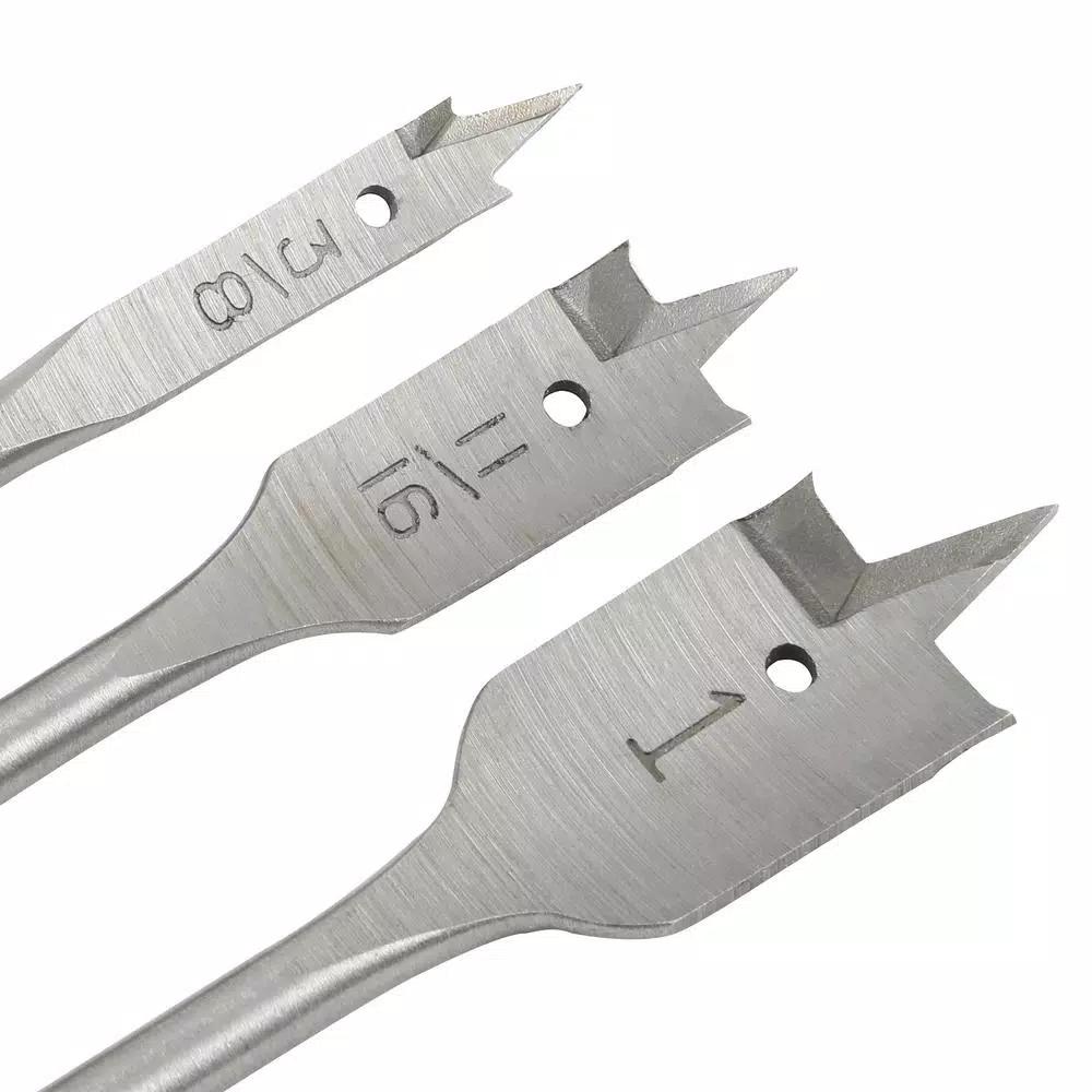 Milwaukee 13-Piece High Speed Wood Spade Bit Set, Heat-Treated Carbon Steel