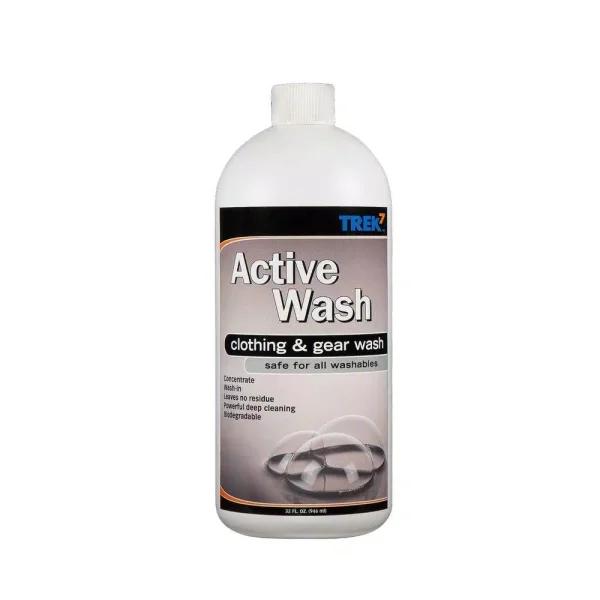 Trek7 Active Wash 32 oz. Fabric Cleaner for High-Tech Clothing and Gear
