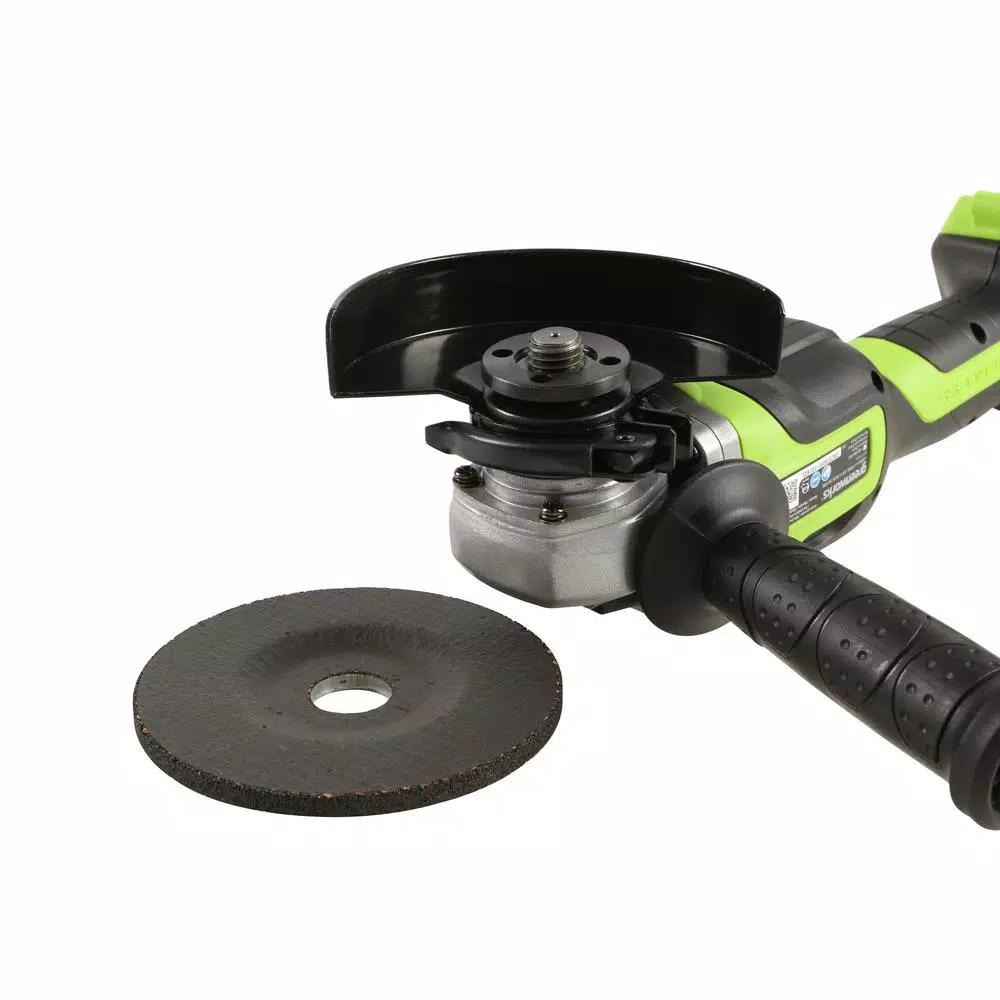 Greenworks 24V Cordless Brushless 4.5 in. Angle Grinder, Tool Only