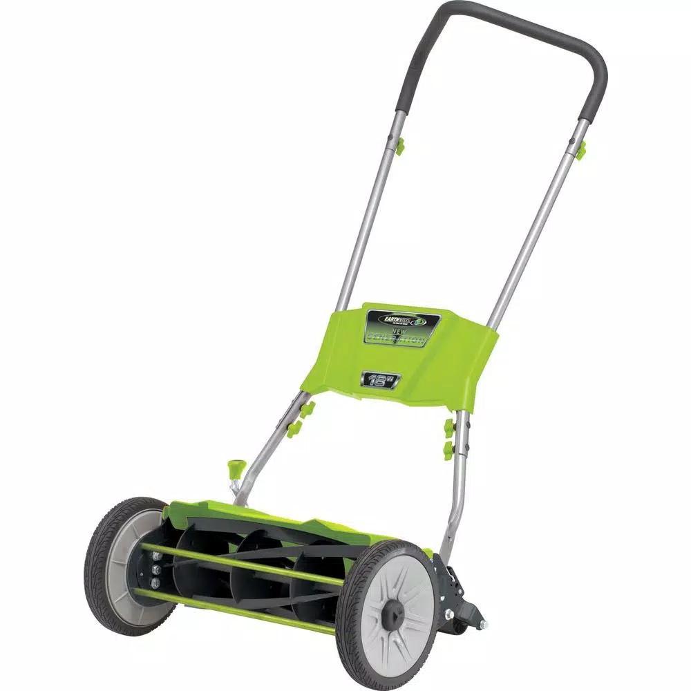 Earthwise Quiet Cut 18 in. Manual Push Reel Mower - California Compliant