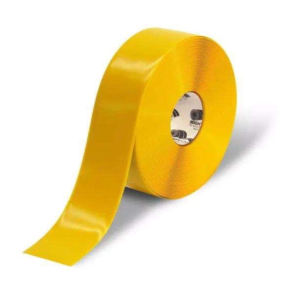 Mighty Line 3 in. Yellow Heavy-Duty Floor Tape, 100 ft. Roll