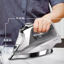 BLACK+DECKER Allure Professional Steam Iron with Dynamic Steam Technology, 1600W, Stainless Steel Soleplate thumbnail 7