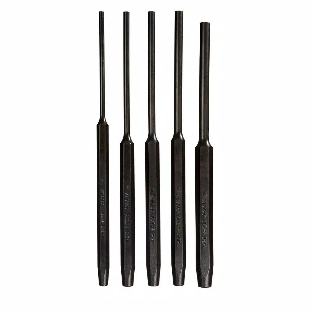 GearWrench 5-Piece Tool Steel Long Pin Punch Set