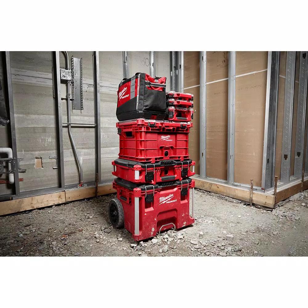 Milwaukee 130-Piece Ratchet and Socket Mechanics Tool Set with PACKOUT Modular Storage