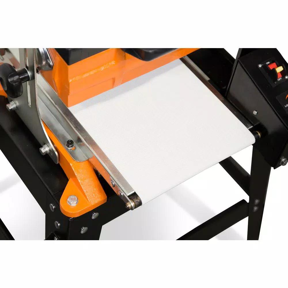 WEN 10 in. Drum Sander with 10.5 Amp Motor and Variable Speed Conveyor with Rolling Stand