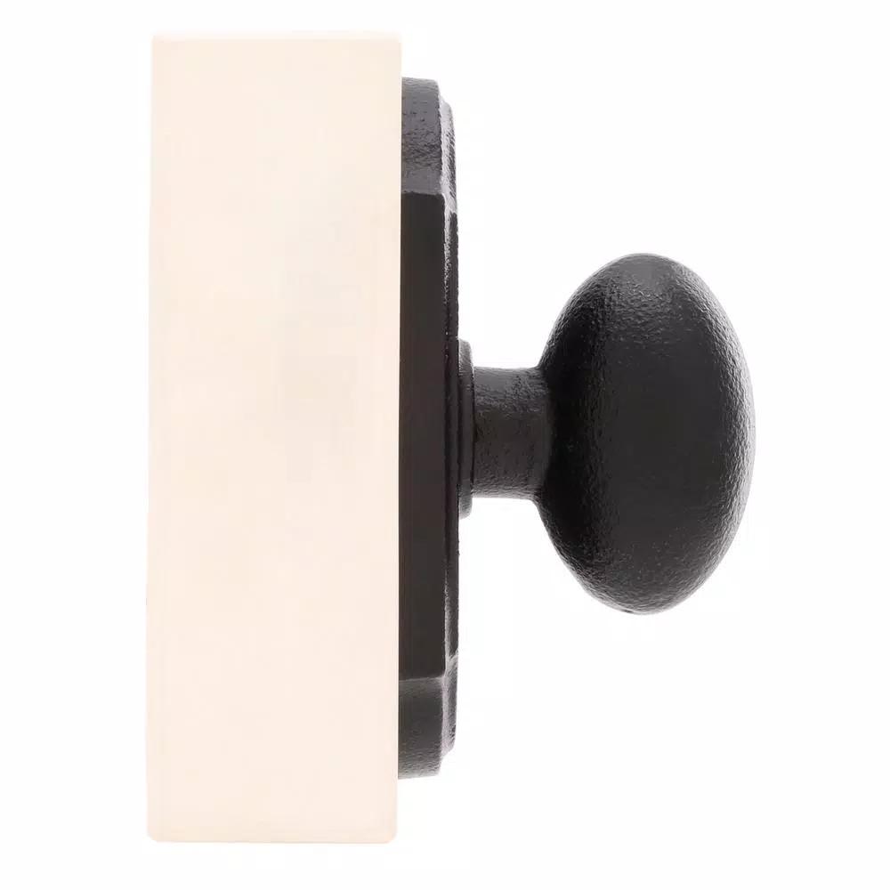 Weslock Molten Bronze Oil-Rubbed Bronze Premiere Durham Half-Dummy Doorknob