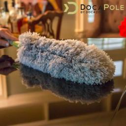 DocaPole Microfiber Feather Duster & 6-24 ft. Telescopic Extension Pole High Reach Cleaning Kit thumbnail 5