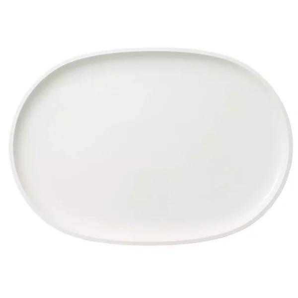 Villeroy & Boch Artesano 17 in. Oval Porcelain Platter, White