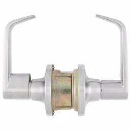 Universal Hardware Commercial Satin Chrome Standard Duty Storeroom Door Lever, ANSI Grade 2 thumbnail 3