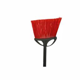 Alpine Industries 10 in. Red Angle Broom with Fiberglass Handle, 2-Pack thumbnail 2
