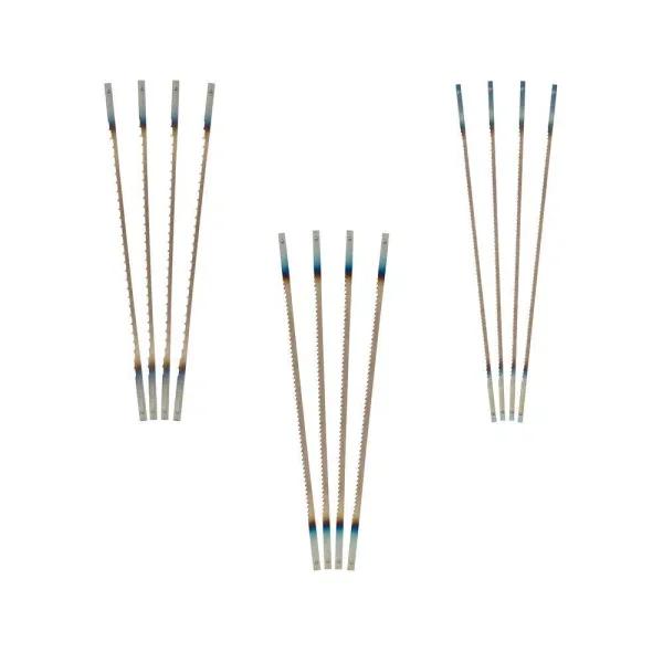 RYOBI 18-Piece Regular Tooth Scroll Saw Blades Assortment, High Carbon Steel