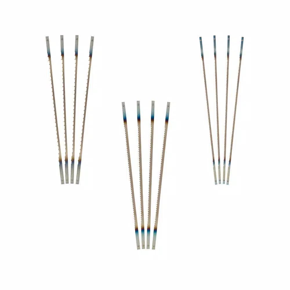 RYOBI 18-Piece Regular Tooth Scroll Saw Blades Assortment, High Carbon Steel