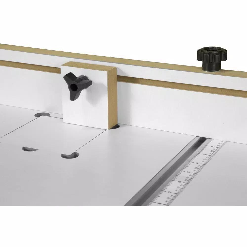 WEN 24 in. x 12 in. Drill Press Table with Adjustable Fence and Stop Block